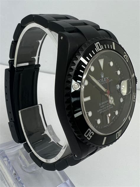 blacked out rolex submariner|2021 rolex submariner for sale.